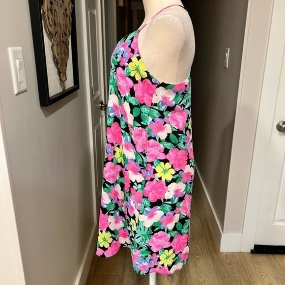 Nymphé Los Angeles Bright Colored Summer Racerback Mini Dress - Picture 5 of 9